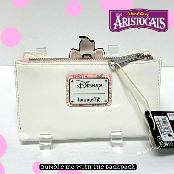 NWT The Aristocrats Super Cute Marie Cat Wallet ๐ Bundle with Backpack ๐๐ฉท๐ - Picture 2 of 14